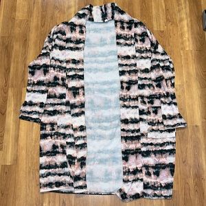 Pinkblush tie dye cardigan